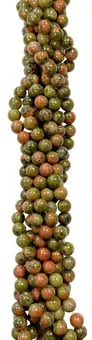 Fil de Perles Rondes Unakite A 6 mm