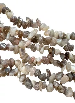 Chips sur Fil Agate Botswana A 5-8mm 80cm