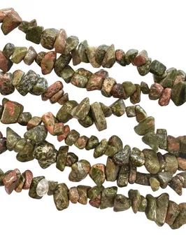 Chips sur Fil Unakite 5-8mm 80cm