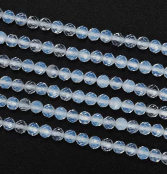 Opalite Facettée A perles 3mm sur fil 40cm