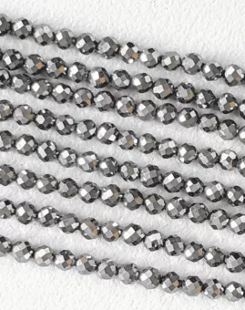 Perles Facettées sur Fil Terahertz A 3mm