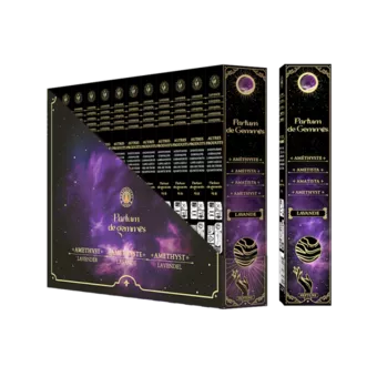 Encens Smudge Stick Parfum de Gemmes Lavande & Améthyste 20g