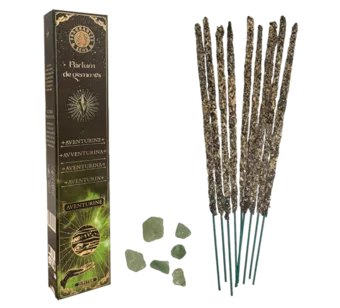 Encens Fragrances & Sens Parfum de Gemmes Aventurine Smudge Stick 20g