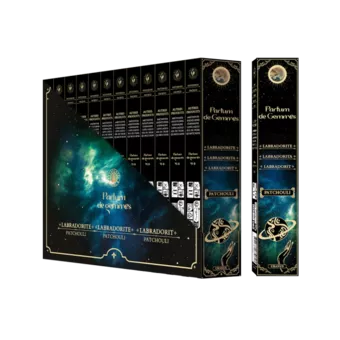 Encens Smudge Stick Parfum de Gemmes Patchouli & Labradorite 20g