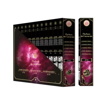 Encens Smudge Stick Parfum de Gemmes Rose & Quartz Rose 20g