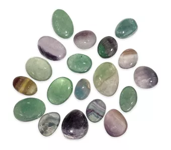 Fluorite Multicolore AB Pierres Roulées 2-3cm 250g