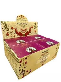 Goloka pastille charbon avec résine Sept Chakras