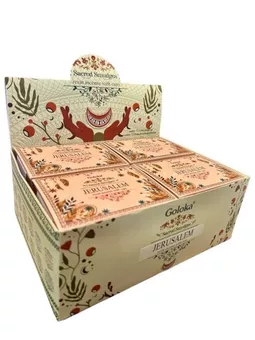 Goloka pastille charbon avec résine Jerusalem