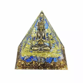 Orgonite Pyramide Shiva + Lapis