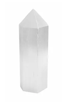 Tour Hexagonale en Sélénite 12cm 350g