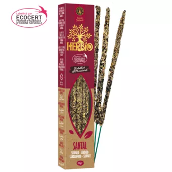 Encens Smudge Ecocert Herbio Santal 20g