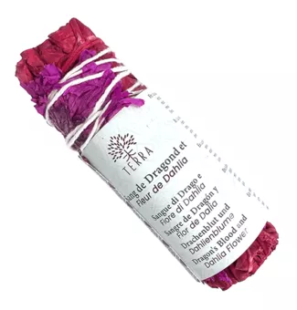 Sauge blanche Sang de Dragon et Fleurs de Dahlia fagot 25-30g 10cm
