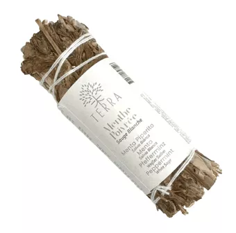 Sauge blanche  & Menthe Poivrée Fagot 25-30g 10cm