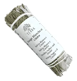 Sauge blanche californie & Cèdre fagot 25-30g 10cm