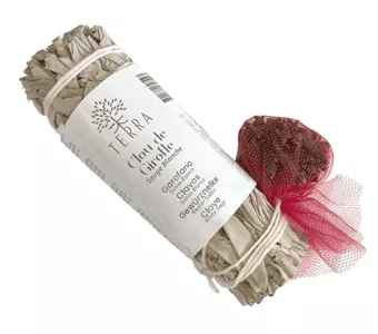 Sauge Blanche & Clou de Girofle Fagot 25-30gr 10cm