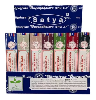 Présentoir 7 Parfums 42 paquets 15gr Satya