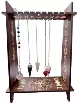 Porte pendules divinatoire bois Marron