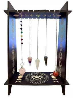 Porte pendules divinatoire bois Noir