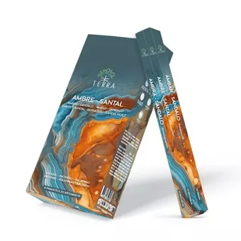 Encens Terra Ambre Santal hexa sans charbon