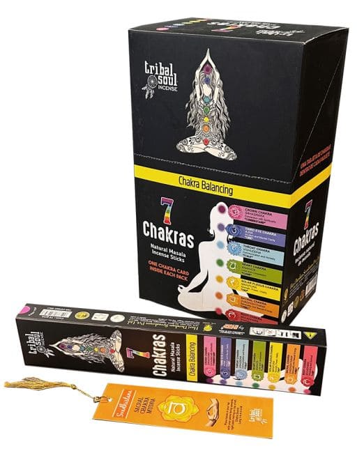 Encens Tribal Soul Black Seven Chakras Masala 15g chez Arabesk