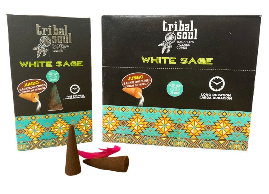 Tribal Soul Backflow Räucherstäbchen - Weißer Salbei