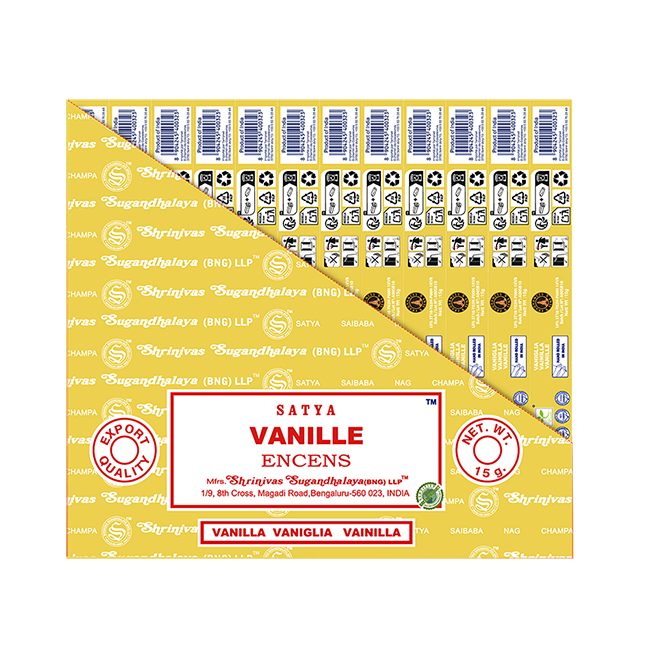 Encens Satya Vanille 15g chez Arabesk|fr