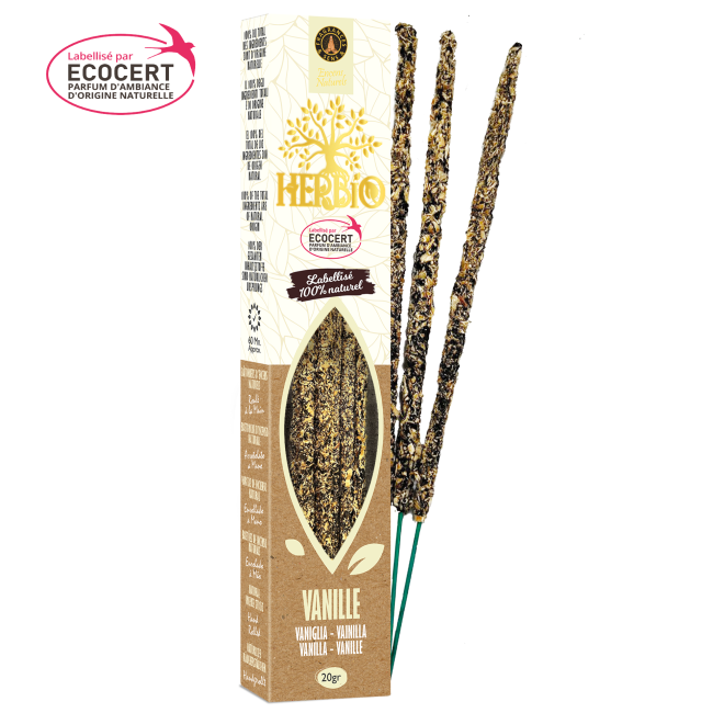 Encens Smudge Ecocert Herbio Vanille 20g chez Arabesk