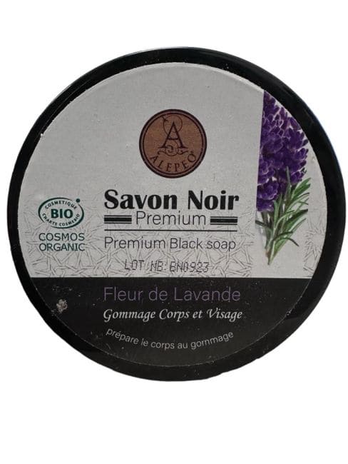 Savon noir Cosmos Biologique Lavande 250g chez Arabesk