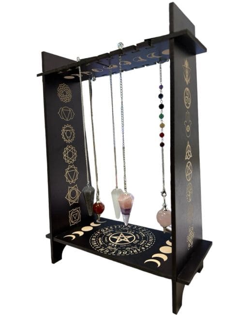 Porte pendules divinatoire bois Noir chez Arabesk|fr