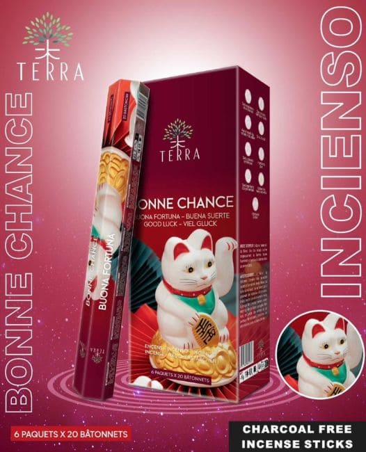 Encens Terra Bonne Chance hexa sans charbon chez Arabesk|fr