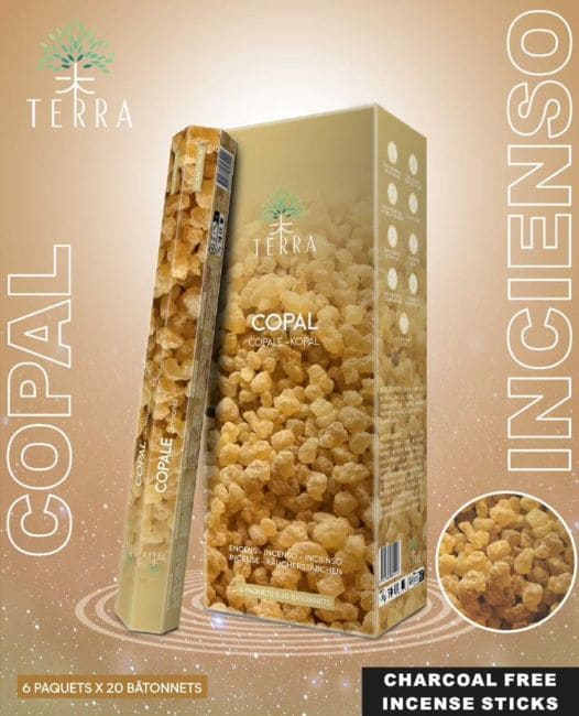 Encens Terra oliban hexa sans charbon 30grs chez Arabesk|fr