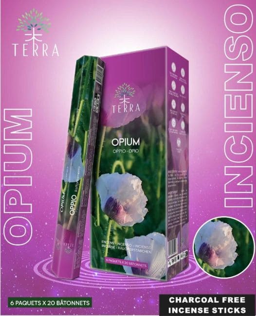 Encens Terra Opium hexa sans charbon 30grs chez Arabesk|fr
