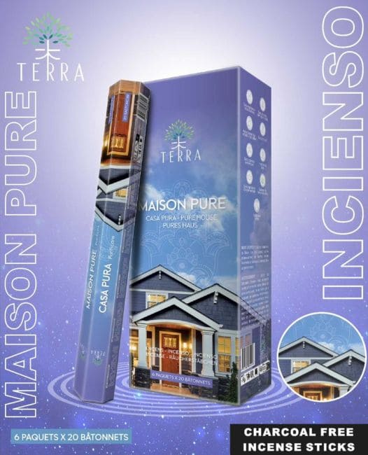 Encens Terra Maison Pure hexa sans charbon chez Arabesk|fr