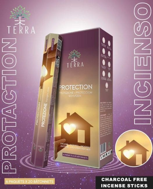 Encens Terra protection hexa sans charbon chez Arabesk|fr