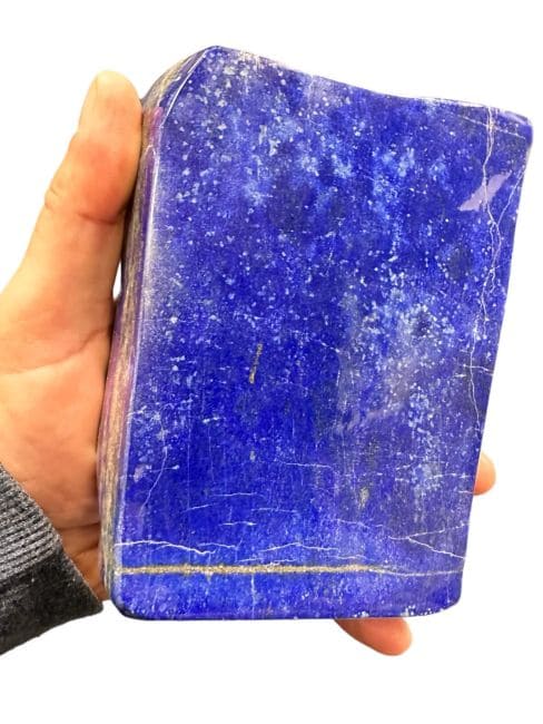 Polierter Lapislazuli-Block 2 kg