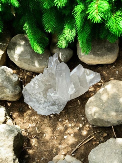 Druse cristal de roche 1.55 kg chez Arabesk|fr