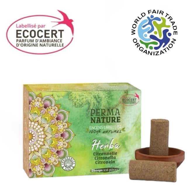 Dhoop Perma Nature Herba Citronnelle Labellisé Ecocert