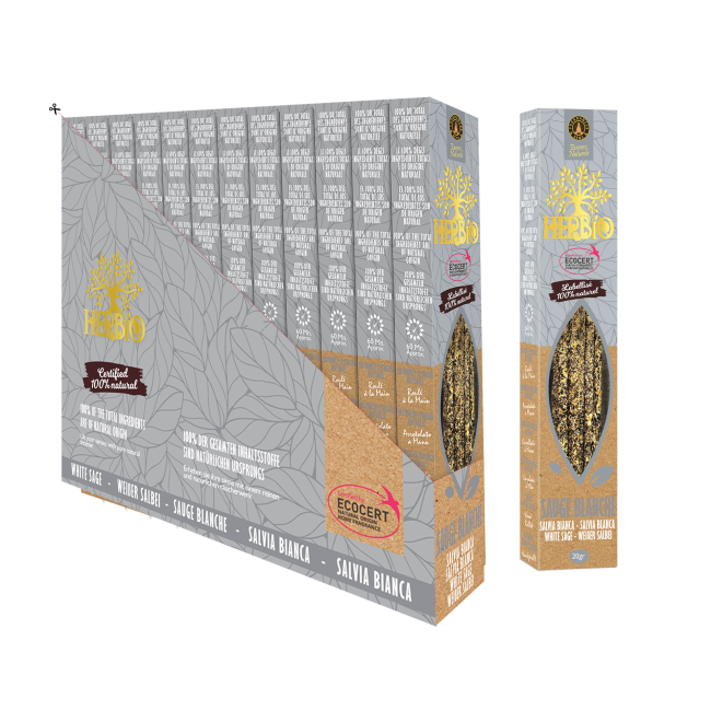 Encens Smudge Ecocert Herbio Sauge Blanche 20g chez Arabesk|fr