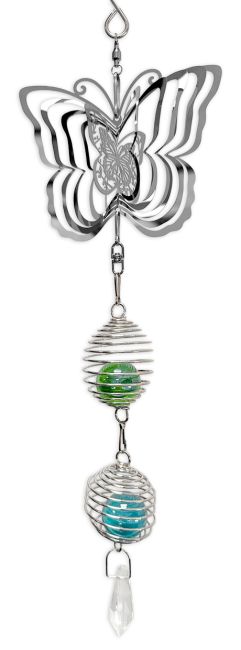 Carillon éolien 3D Papillon  28cm chez Arabesk