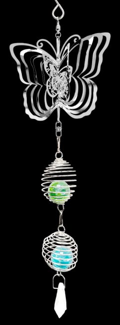 Carillon éolien 3D Papillon  28cm chez Arabesk|fr