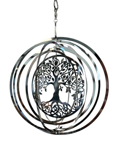 Carillon éolien 3D Acier Arbre de Vie 10cm chez Arabesk