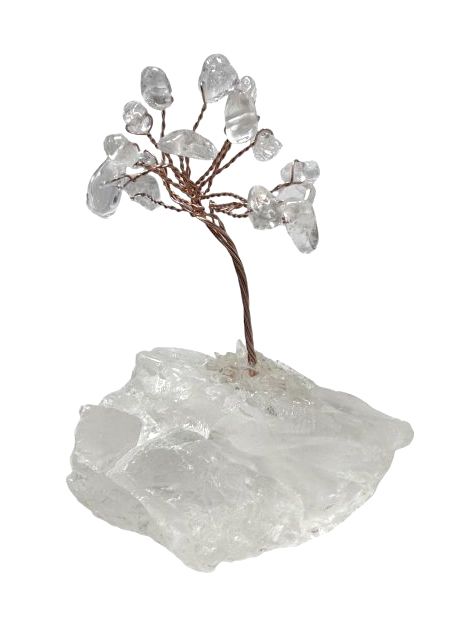 Arbre de Vie Cristal de Roche du Brésil sur Druse - Arbres de Vie, Minéraux  - Bijoux - Arabesk