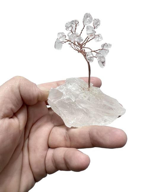 Bergkristall Baum des Lebens auf Drusen