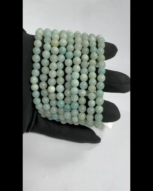 Bracelet Amazonite Brésil A perles 6mm