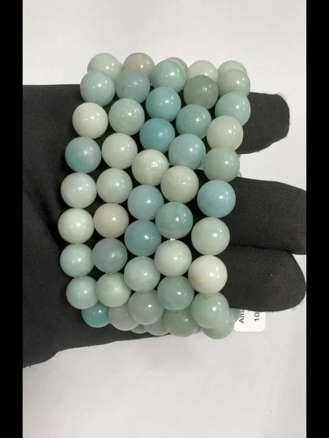 Bracelet Amazonite Chine perles 10mm