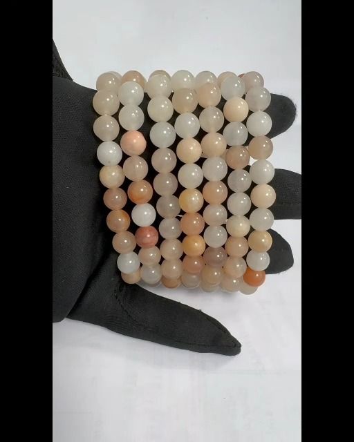 Bracelet Aventurine Pêche A perles 8mm