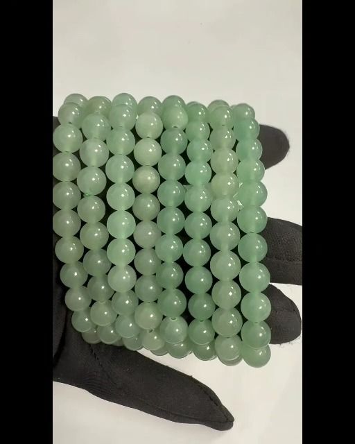 Bracelet Aventurine Verte perles 8mm