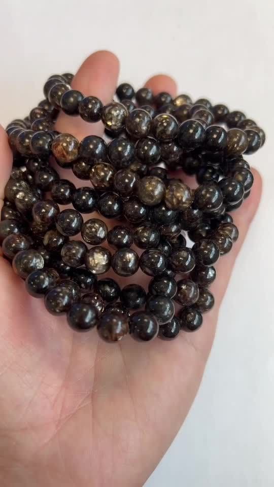 Bracelet Biotite A perles 8mm