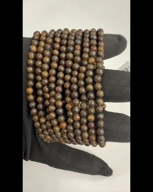 Bracelet Bronzite perles 4mm