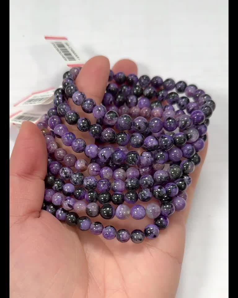 Bracelet Charoïte AA+ perles 6-7mm
